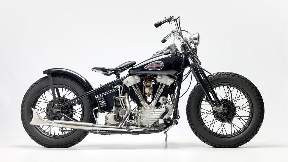 Ehinger Kraftrad | Black<br>Knucklehead<br>EL 1940