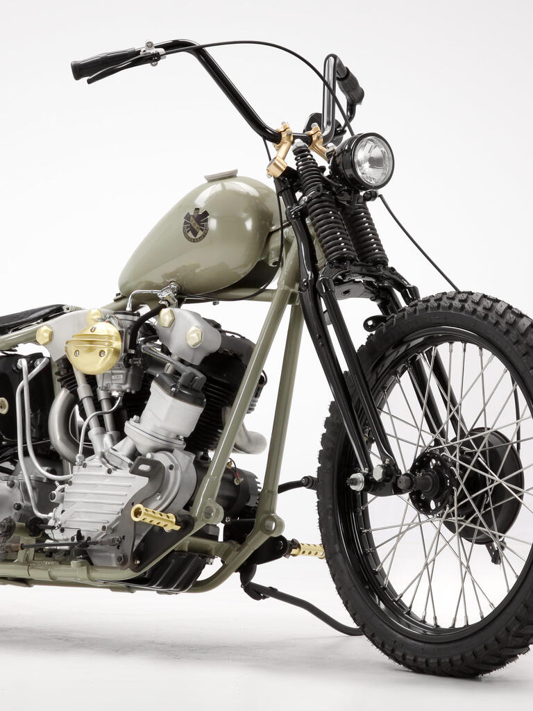 Ehinger Kraftrad | Green<br>Knucklehead<br>1940